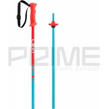 Lyžování dětské hole Leki Rider, petrol/bright red/white - 80cm 115137