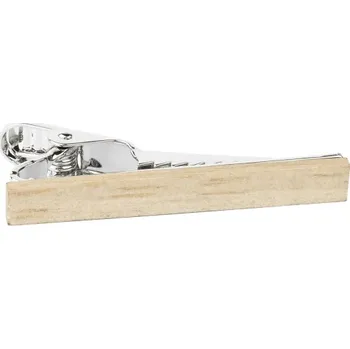 Spona na kravatu Bubibubi Kravatová spona světlé dřevo