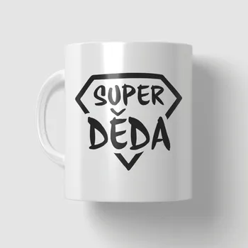 Hrnek - Super děda černý nápis