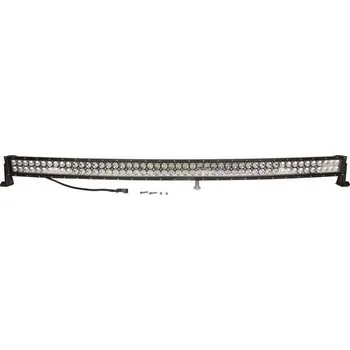 Žárovka Světelná lišta LED 12/24 V, 300 W, 25500 lm, hranatá, bílá, 1371,6 x 79,5 mm, Deutsch, zahnutá, 100 LED, Kramp