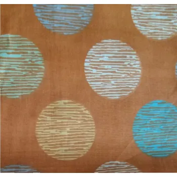 Apex® Dekorační látka - oranžová kolečka - šíře 140 cm - 1m