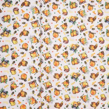 Tegatex Bavlněná látka metráž – včelky s medem