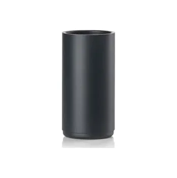 Kelímek na zubní kartáček RIM Black, černý - ZONE DENMARK (RIM pohárek na kartáčky, černý - ZONE DENMARK)