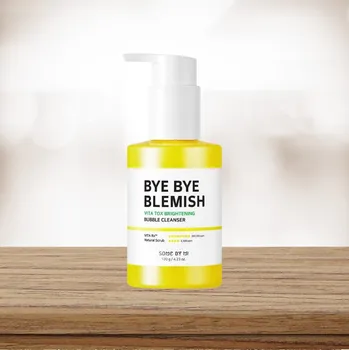 SOME BY MI - Bye Bye Blemish Vita Tox Brightening Bubble Cleanser - Rozjasňující čisticí gelová pěna na obličej - 120 ml