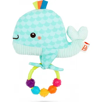 B.toys Whimsy Whale Chrastítko pro rozvoj smyslů