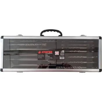 Vrták Set vrtáků a sekáčů SDS-PLUS, 13 ks, STAYER