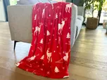 Textilomanie Vánoční mikroplyšová deka…