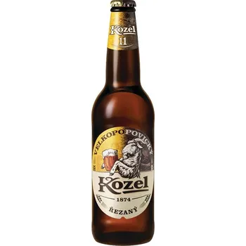 Pivo Velkopopovický Kozel řezaný 11° 0,5 l sklo