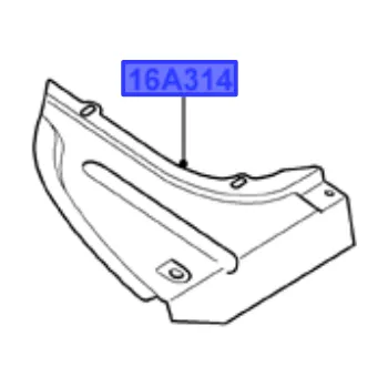 Oprava karosérie Výztuha - deflektor štěrku