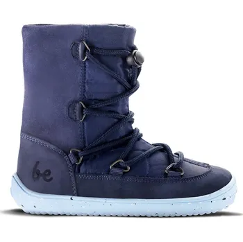 Chlapecká zimní obuv Be Lenka Dětské zimní barefoot boty Snowfox Kids 2.0 - Dark & Light Blue 26