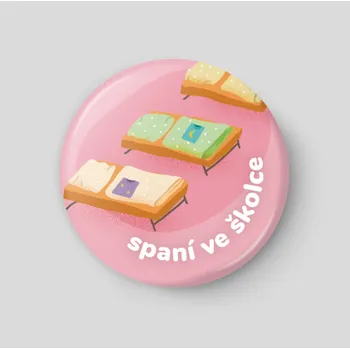 Magnetická kreslící tabulka Spaní ve školce - plánovací magnetka