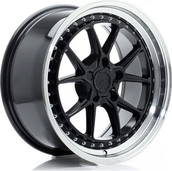 Alu kolo JR Wheels JR39 18x8,5 ET15-35 5H BLANK Glossy Black w/Machined Lip