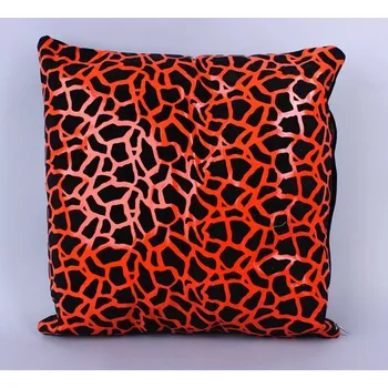 Dekorativní polštářek Dekorační povlak na polštářek 40x40 - oranžová