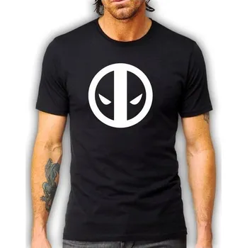 pánské tričko DEADPOOL-Logo S Bílá