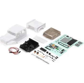 RC náhradní díl Axial karosérie bílá: SCX24 Dodge Power Wagon