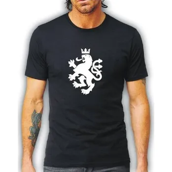 Pánské tričko pánské tričko LEV L Bílá