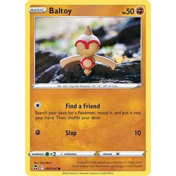 Sběratelská karetní hra Pokémon karta Baltoy 093/195 - Silver Tempest