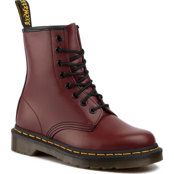 Dámská zimní obuv Dr. Martens 1460 Smooth Cherry Red