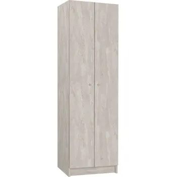 TRITON šatní skříň lamino 2-dveřová T1970, dekor beton + doprava zdarma