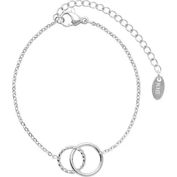 Náramek Náramek s propletenými kroužky ocelový