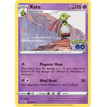 Karetní hra Pokémon karta Xatu 033/078 - Pokémon Go