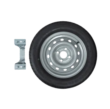 Příslušenství pro přívěs Rezervní kolo pro přívěs s držákem PNEU LINGLONG 155/70 R13 75N RÁFEK UNITRAILER 4Jx13"H2 4x100 ET:30