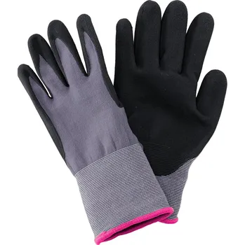 Rukavice Prémiové rukavice Seed & Weed-růžový proužek-dámské Velikost: M (dámské)