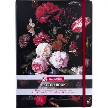 Talens Art Creation Sketchbook Art Creation v pevné vazbě Flowers Velikost skicáku (cm): 21 x 29,7 (A4)