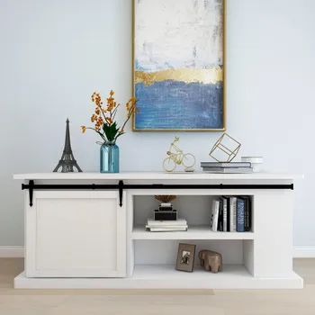 Tesařské kování vidaXL Kování pro posuvné dveře skříně uhlíková ocel 183 cm [151698] Barva: Černá