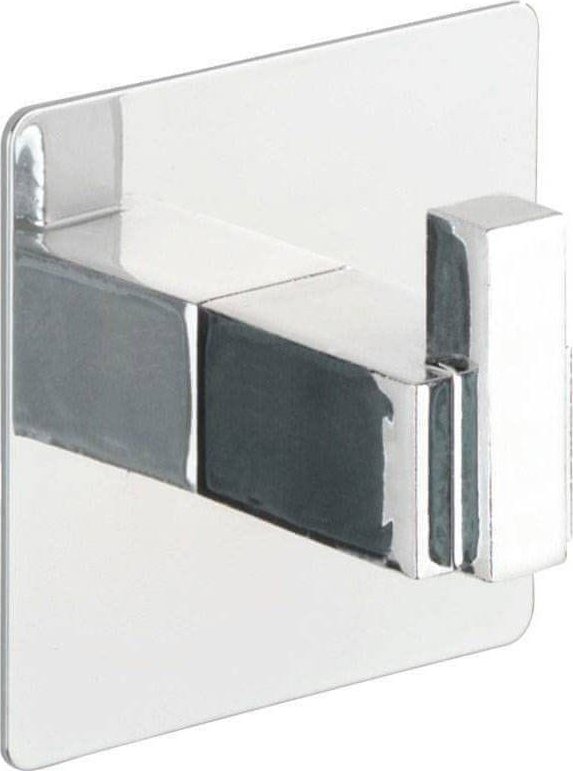 Wenko Quadro supporto per asciugamani a muro cromo 40 cm