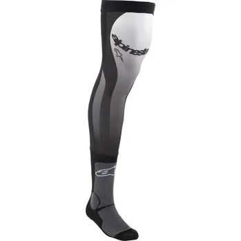 Pánské ponožky Ponožky pod ortézy KNEE BRACE, ALPINESTARS (černá/bílá) 2026 (Velikost: L/2XL)