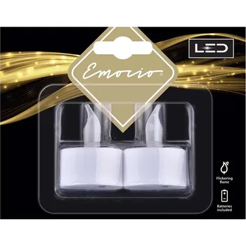led svíčka Emocio LED čajová svíčka 2 ks