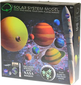 Sada na výrobu sluneční soustavy Solar System Model NASA v krabičce