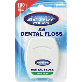 Zubní nit Voskovaná zubní nit Active Oral Care Mint