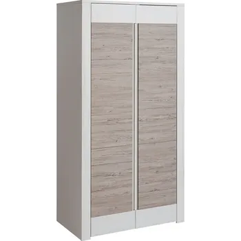 Šatní skříň Šatní skříň Alvia andersen bílá borovice/andersen béžová