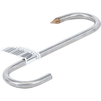 Tesařské kování BGS Diy BGS80912, Hák S-forma se špicí, nerezová ocel, délka 120 mm