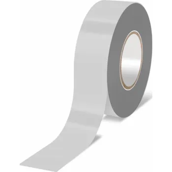 Izolační páska Dedra PVC elektroizolační páska, bílá, 19mmx10m