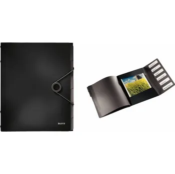Archivační box Leitz Folder s přepážkami, černá (45691095)