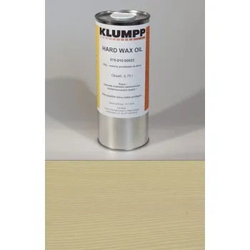 Olej na dřevo Hard Wax Oil - Bílá lazura 130, plechovka 0,75 l, vnitřní olej na nábytek s tvrdým voskem