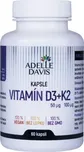 Adelle Davis Vitamín D3 50 mcg + K2 100…
