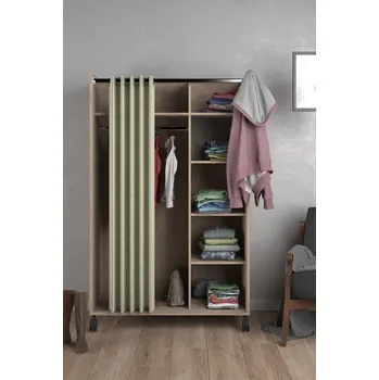 Šatní skříň Skříň Harmony - Skříň šatní na kolečkách