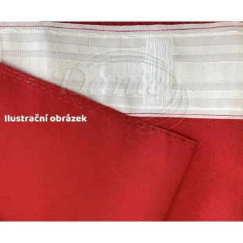 Dekorativní polštářek Dante Závěs SATINET 33 modrý - 180 x 150 cm