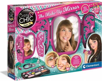 dětské šminky a malovátka Clementoni Crazy Chic Zrcadlo make-up