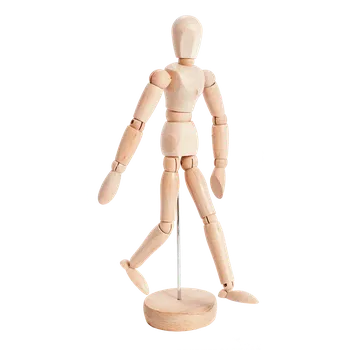 Dřevěná hračka Dřevěný manekýn 30 cm