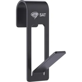 Věšák SAT háček na radiátor černý mat, pr.24mm SATDHACEKRAD24MC