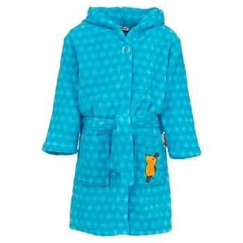 Dětská móda Playshoes dětský župan modrý s myškou
