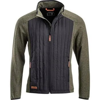 Pánská mikina Pánská bunda, olivová, vel. 5XL, hybridní fleece