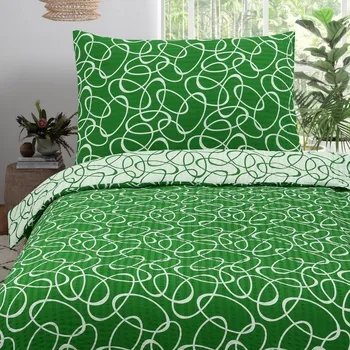 Povlečení Apex® Krepové povlečení Apex - Kirsty Zelená