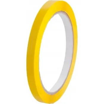 Lepicí páska PVC páska pro uzavírače sáčků 9mm Žlutá 5ks