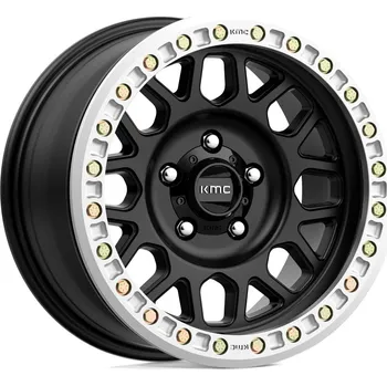 Plechové kolo KMC KM234 GRENADE DESERT BEADLOCK disk 17x8.5 6x135 87.1 ET0, Satin black